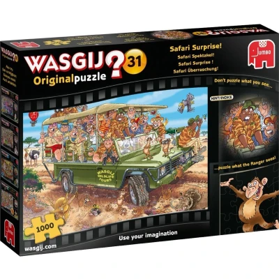 Afbeelding van Wasgij Original 31 Safari Spektakel! puzzel 1000 stukjes