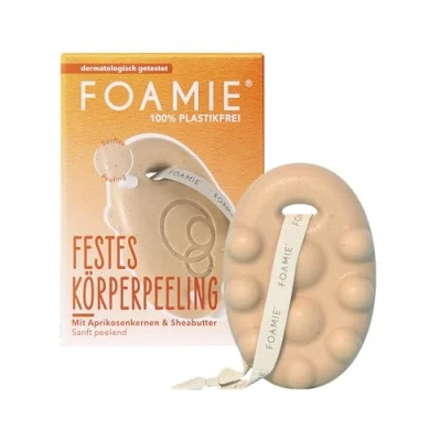 Afbeelding van Foamie Abrikozenzaad &amp; Shea Butter Solid Body Scrub, 80 g