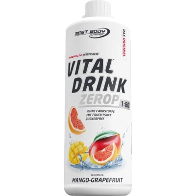 Afbeelding van Best Body Nutrition Low Carb Vital Drink 1000ml Mango Grapefruit