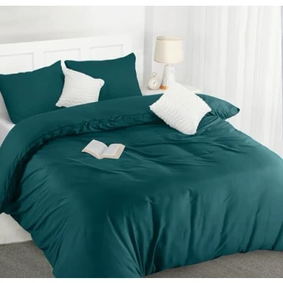 Afbeelding van Utopia Bedding Dekbedovertrek Set Zachte Microvezel 200x200cm met Kussenslopen 50x75cm Beddengoed Wintertaling