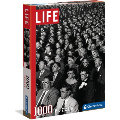 Afbeelding van Clementoni 39633 Puzzle Life Magazine puzzel voor volwassenen 1000 stukjes, vintage puzzel, zwart witte iconische foto&#039;s gemaakt in Italië,