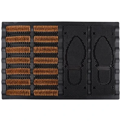 Afbeelding van Deurmat rubber + cocos 60 x 40 cm
