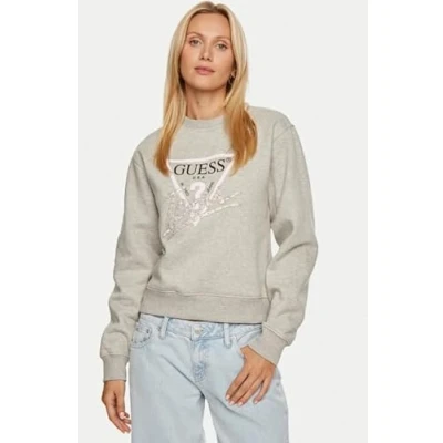 Afbeelding van Guess CN Icon Sweatshirt Dames Trui Grijs Maat M