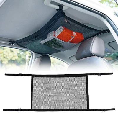 Afbeelding van Locisne Auto Plafond Cargo Net Tas Kofferbak Dak Interieur Opbergnet met Ritssluiting voor Jeep Van SUV