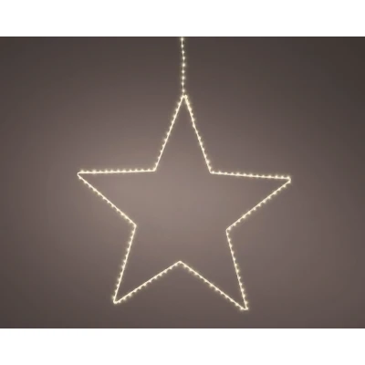 Afbeelding van Kerstverlichting LED Ster 58CM 175 lampjes