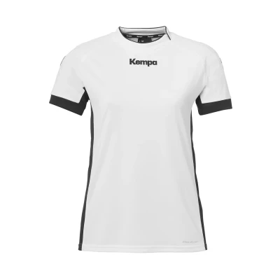 Afbeelding van Kempa Prime Tshirt print, Dames, Maat: Medium, Weiß schwarz