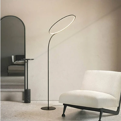 Afbeelding van Kundalini Poise LED vloerlamp, dimbaar, draaibaar