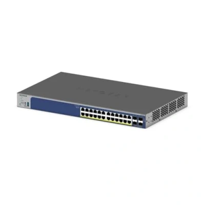 Afbeelding van Netwerk: Switches: Netgear 24P GE POE+SMART SWTH W/10G SFP+GS728