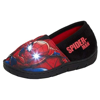 Afbeelding van Marvel Spiderman jongens oplichtende instapschoenen Rood rood,