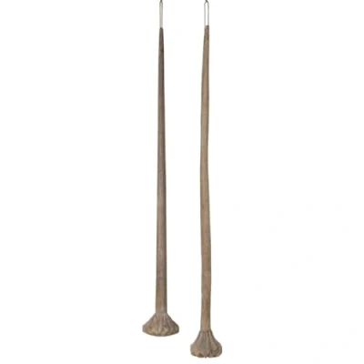 Afbeelding van Decoratieve figuren Home ESPRIT Natuurlijk 15 x 130 cm
