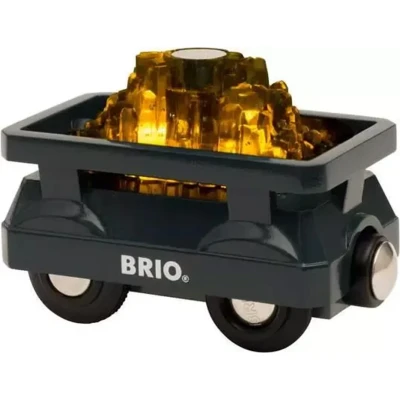 Afbeelding van BRIO Lichtgevende goudwagon 33896