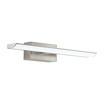Afbeelding van EGLO Tabiano Wandlamp 2 Lichts LED Nikkel Mat Wit