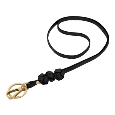 Afbeelding van LIEBESKIND BERLIN Sleutelhanger Small Accessoires Calf Optic Long Keyring Black Zwart