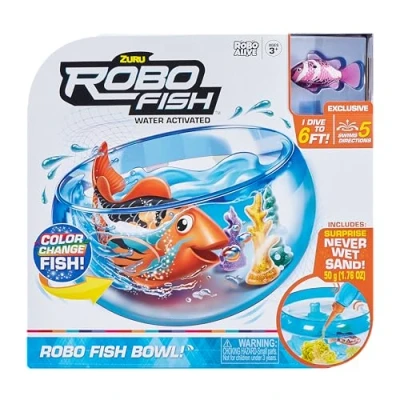 Afbeelding van Robo Alive Fish 7126 FishFish robotspeelgoed voor huisdieren, speelset, aquarium, 13,5 x 30 28,5 cm
