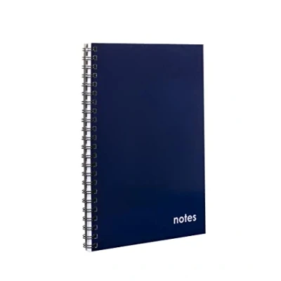 Afbeelding van Collins Essential Spiraalboek, A4, 80 pagina&#039;s, gelinieerd, donkerblauw