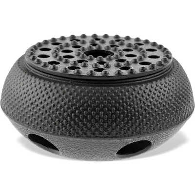 Afbeelding van OTIX Warmhoudplaat Theepot warmhouder Rechaud met Waxinelichtje Theewarmer Verwarmer Theelicht Gietijzer