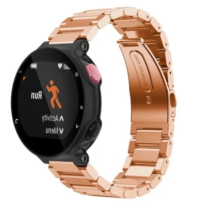 Afbeelding van Stalen schakelband Rosé goud Garmin Forerunner 220 / 230 235 620 630 735 (XT)