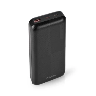 Afbeelding van Powerbank Nedis 20.000 mAh (USB C Power Delivery, USB A Quick Charge, 18W)