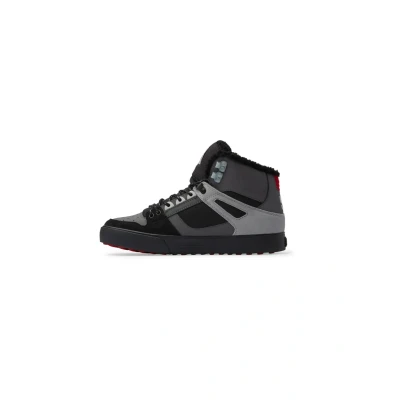 Afbeelding van DC Shoes PURE Sneakers hoog grey, Maat: 44, Grey Leer en textiel