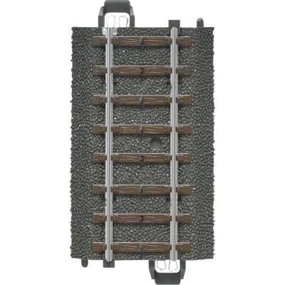 Afbeelding van H0 Märklin C rails (met ballastbed) 24064 Rechte 64.3 mm