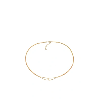 Afbeelding van Elli Halsketting Dames Choker Venetiaanse Oneindigheid Verstrengeld in 925 Sterling Zilver