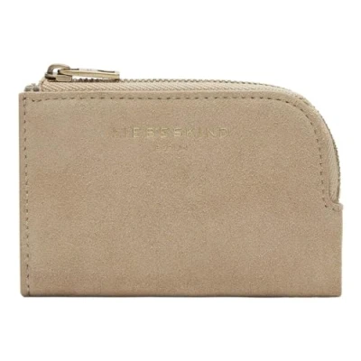 Afbeelding van LIEBESKIND BERLIN Leren Portemonnee Hydro Suede Lena Wallet Beige
