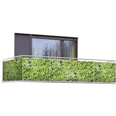Afbeelding van Wenko Balkon Privacy Scherm met groene bladeren 85 x 500 cm