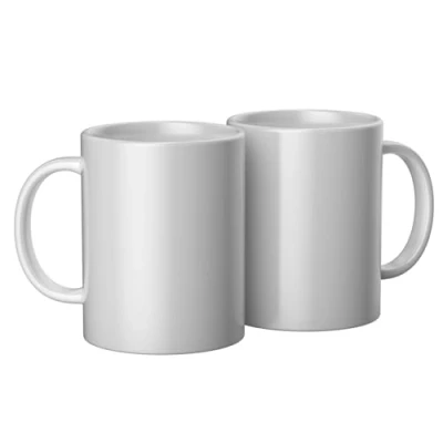 Image de 2 Mugs Céramique Blanc À Customiser 425 Ml Cricut