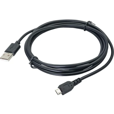 Afbeelding van Akyga USB kabel A stekker, micro B stekker 1.80 m Zwart AK 01