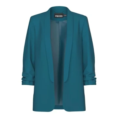 Image de PIECES PCBOSELLA Blazer pour femme, Deep Lagoon., L