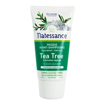 Afbeelding van Natessance Tea Tree &amp; Plantaardig Keratine Pre Shampoo Masker 150 ml