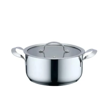 Afbeelding van Kookpot met Deksel Haeger PA 20H.002A Beige Grijs Ø 20 cm