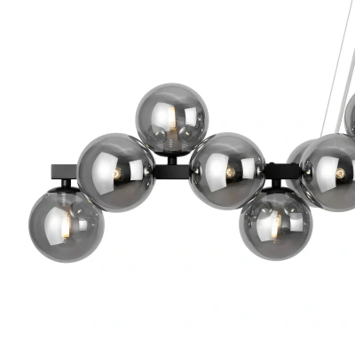 Afbeelding van Maytoni Dallas hanglamp 25 lichts, lang, zwart