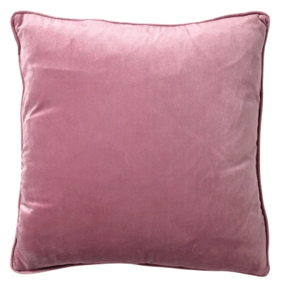 Afbeelding van Dutch Decor FINN Sierkussen 45x45 cm velvet effen kleur Heather Rose roze