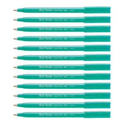 Afbeelding van Pentel R56 C balviltstiften, 0,6 mm, blauw, 12 stuks