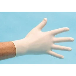Afbeelding van Duoprotect Onderz Handschoen Latex Gep Wit Large