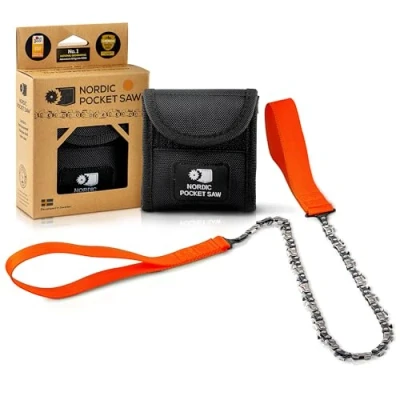 Afbeelding van Nordic Pocket Saw Orange Flexibele Handkettingzaag