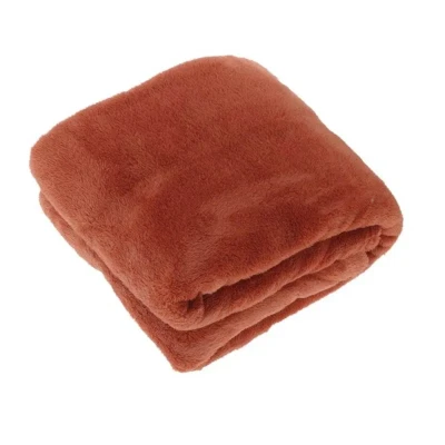 Afbeelding van Plaid justin l150b200cm redwood Unique Living