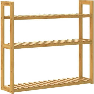 Afbeelding van Casaria 2 in 1 wandplank &amp; staande plank van bamboe