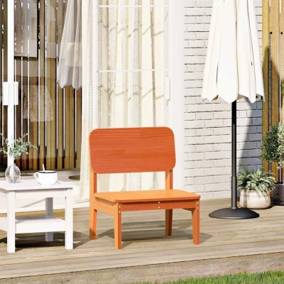 Afbeelding van vidaXL Tuinstoel 60x52,5x72 cm massief grenenhout wasbruin