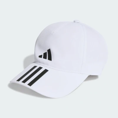 Afbeelding van adidas Performance 3STRIPES Aeroready Baseball Pet white/black, Maat: S/M, White/black