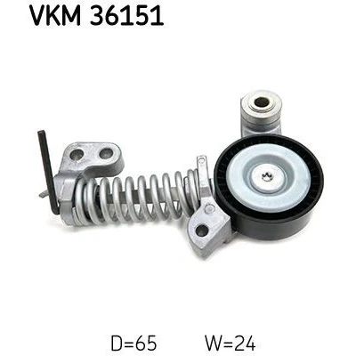 Afbeelding van SKF VKM 36151 Spanrol VOLVO: V60 I, V40 Hatchback, XC60 I