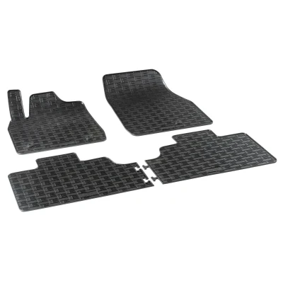 Afbeelding van WALSER 55045 Vloermatset Waterdicht Rubber voor en achter Zwart Op maat gemaakt