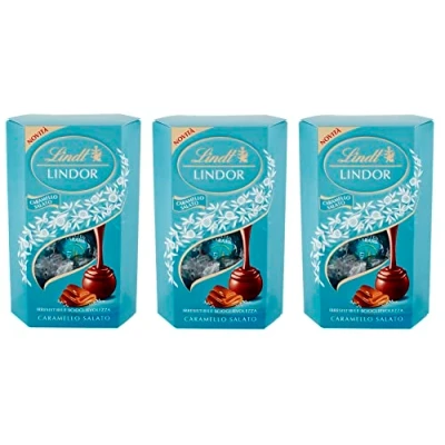 Afbeelding van Lindt Lindor Melkchocolade bonbons met gezouten karamelvulling, 200 g