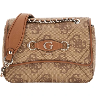 Afbeelding van Guess IZZY Xbody Handtas, Dames, Maat: One Size, Latte logo