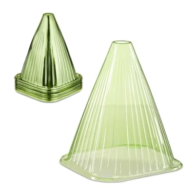 Afbeelding van Relaxdays plantenhoed set van 32 plantenstolpen bescherming tegen vorst kunststof