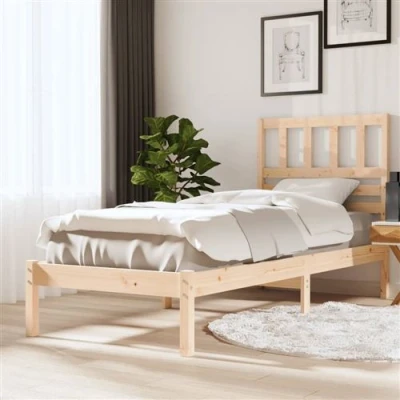 Afbeelding van vidaXL Bedframe massief grenenhout 90x190 cm