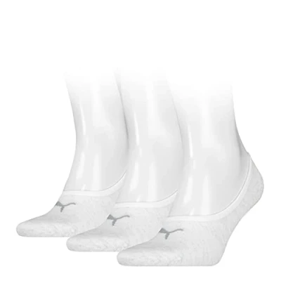 Image de Lot de 3 paires chaussettes invisibles unisexes PUMA, Sale, Oatmeal, 39 42