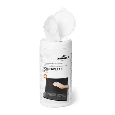 Afbeelding van Durable 573602 Schoonmaakdoekjes voor beeldschermen 100 stuk(s)