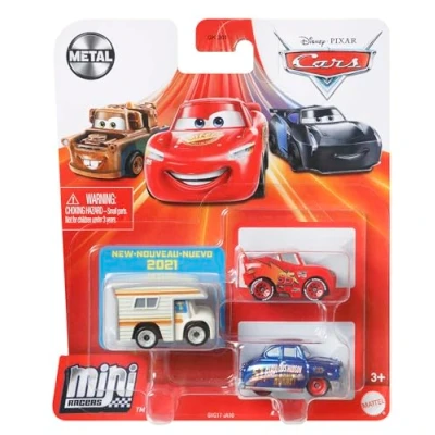 Image de Pack de 3 mini véhicules Disney Cars Modèle aléatoire